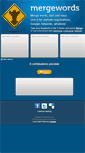 Mobile Screenshot of mergewords.com